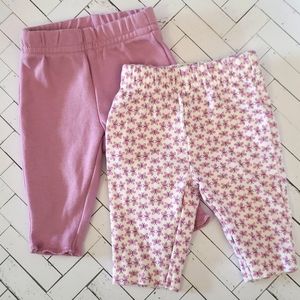 Preemie girl pants 4 pieces